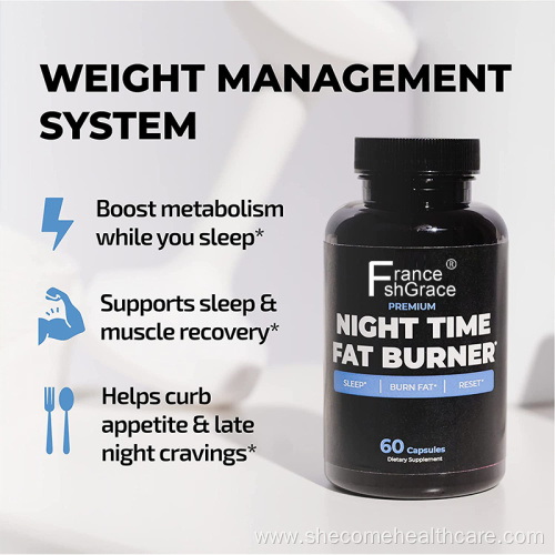 Night Time Fat Burner Sleep weight loss capsules